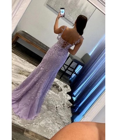 Mermaid Prom Dresses for Women Long Spaghetti Strap Formal Evening Gown Champagne $40.28 Dresses