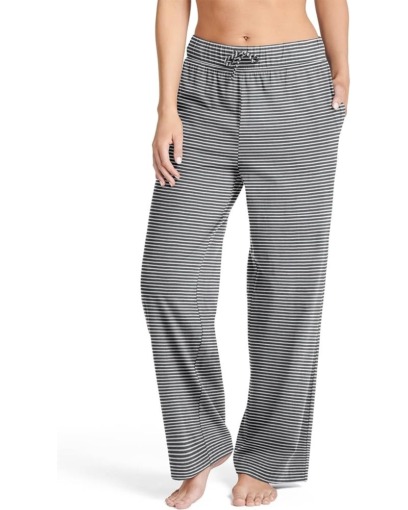 Women's Sleepwear Everyday Essentials 100% Cotton Pant True Stripe Charcoal $11.59 Sleep & Lounge