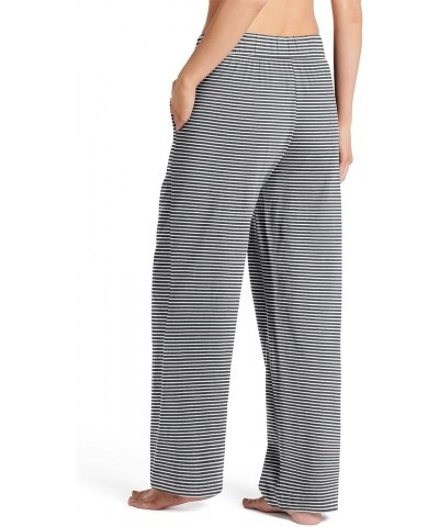 Women's Sleepwear Everyday Essentials 100% Cotton Pant True Stripe Charcoal $11.59 Sleep & Lounge