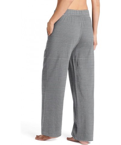 Women's Sleepwear Everyday Essentials 100% Cotton Pant True Stripe Charcoal $11.59 Sleep & Lounge