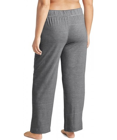 Women's Sleepwear Everyday Essentials 100% Cotton Pant True Stripe Charcoal $11.59 Sleep & Lounge