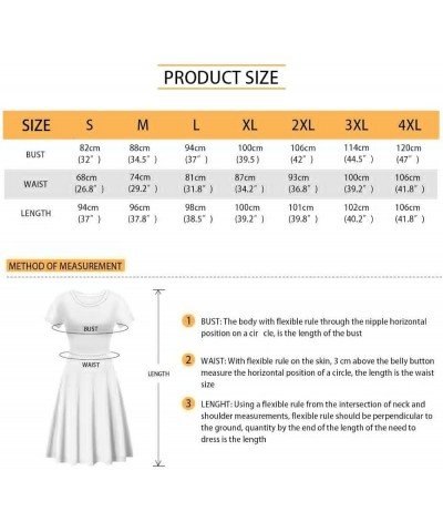 Women Summer Casual Colorful Splash Oil Paint Print Short Sleeve Midi Dresses S-4XL Venezuela Flag $14.55 Dresses