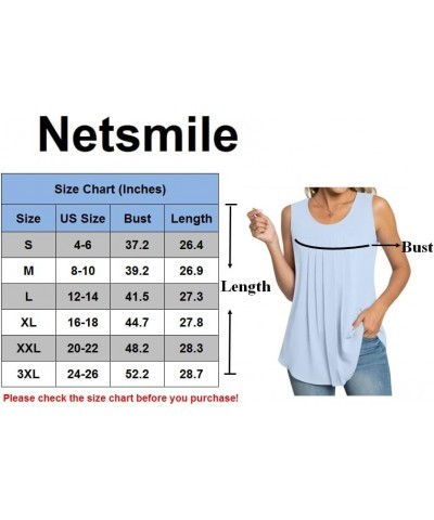 Womens Summer Casual Sleeveless Chiffon Tops Pleated Shirt Loose Blouse for Leggings Sleeveless-white Carvings Black $10.80 B...