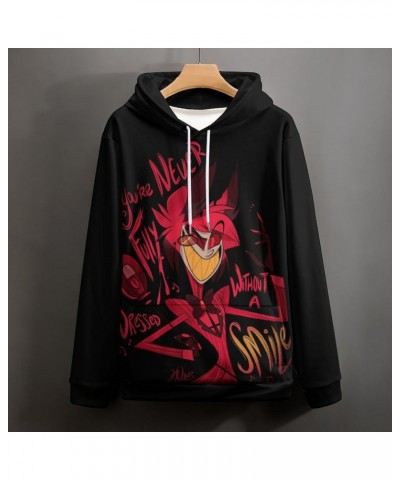 Hazbin Hotel Adults Hoodie Soft Winter Jacket Blouse Pocket Long Sleeve Sweatshirt Cozy Fashion Sweater Tops Multicolor $14.7...