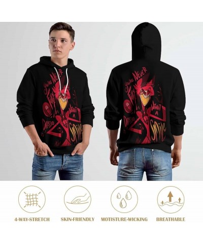 Hazbin Hotel Adults Hoodie Soft Winter Jacket Blouse Pocket Long Sleeve Sweatshirt Cozy Fashion Sweater Tops Multicolor $14.7...