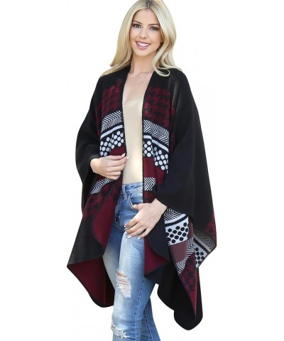 Bohemian Versatile Open Shawl Cardigan - Kimono Ruana, Tie Dye Convertible Poncho Blanket Vest, Sheer Beach Cover Up Warm Kim...