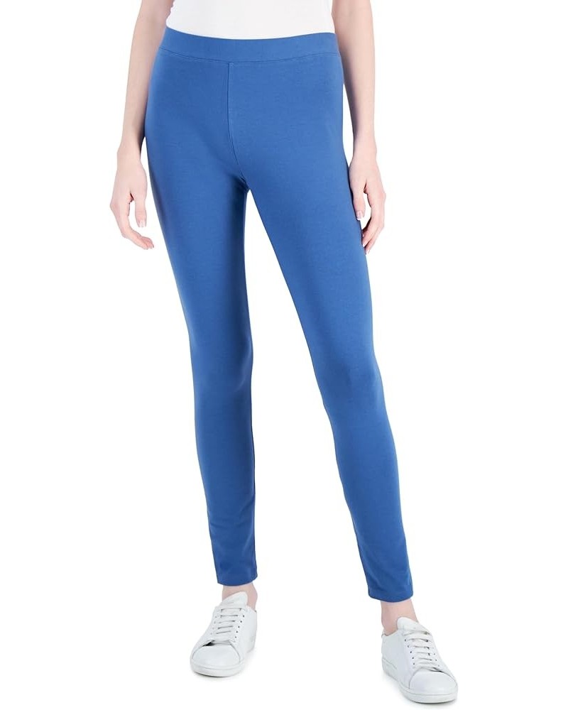 Women's Petite Pull On Leggings Spruce Blue $10.60 Leggings