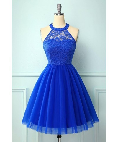 Tulle Homecoming Dresses Bridesmaid Dress Short Prom Gowns Halter Cocktail Dresses Ocean Blue $30.00 Dresses