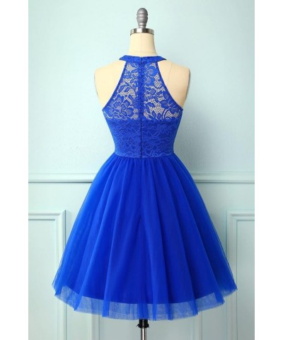 Tulle Homecoming Dresses Bridesmaid Dress Short Prom Gowns Halter Cocktail Dresses Ocean Blue $30.00 Dresses