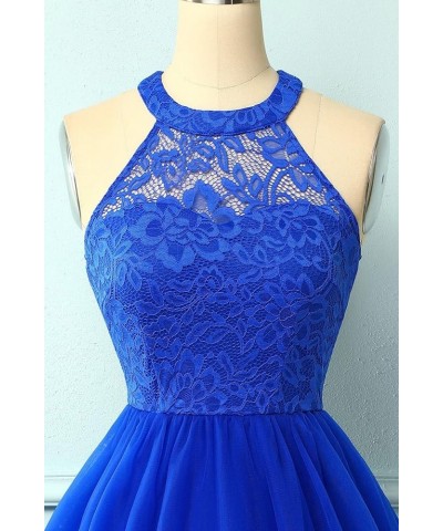 Tulle Homecoming Dresses Bridesmaid Dress Short Prom Gowns Halter Cocktail Dresses Ocean Blue $30.00 Dresses