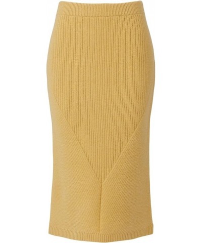 Rent The Runway Pre-Loved Yellow Knit Midi Skirt Yellow $23.72 Others