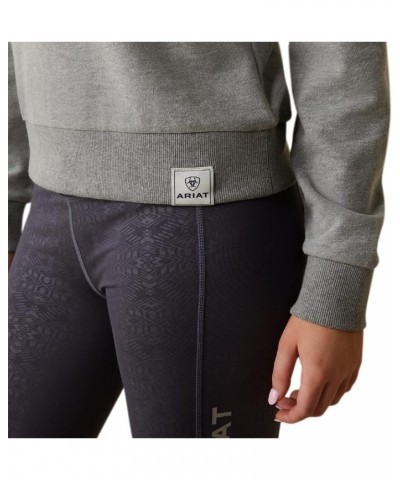 Women's Hooded Sweatshirt Just Heather Grey $19.61 Hoodies & Sweatshirts