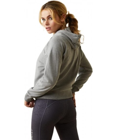 Women's Hooded Sweatshirt Just Heather Grey $19.61 Hoodies & Sweatshirts