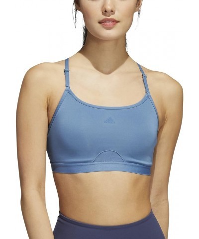 Women's Aeroreact Training Light Support Bra Altered Blue (Small Logo) $5.95 Lingerie