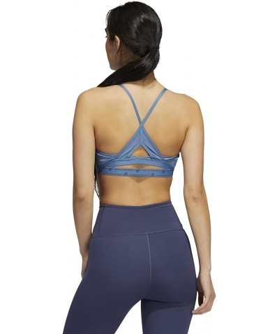 Women's Aeroreact Training Light Support Bra Altered Blue (Small Logo) $5.95 Lingerie