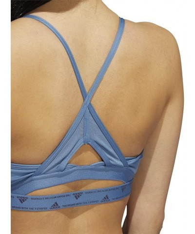 Women's Aeroreact Training Light Support Bra Altered Blue (Small Logo) $5.95 Lingerie