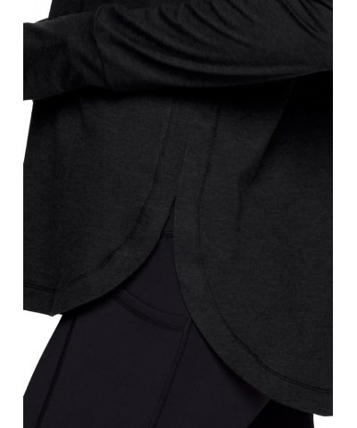 Active Women's Fashion Athletic Yoga Long Sleeve Super Soft T-Shirt F22 Black Heather $11.37 Activewear