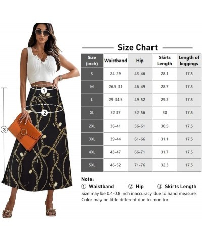 Womens Skorts Modest Knee Length Skirts Athletic Midi Active Running Skirt Black Gold Gold $17.22 Skirts