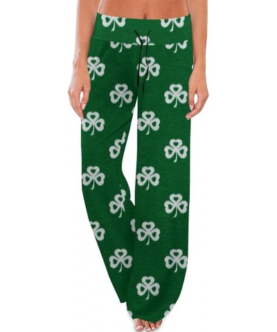 Saint Patricks Day Outfit Women Shamrock High Waist Workout Fashion Bottoms Trousers Lucky Cute Funny Pants E-camouflage $7.6...