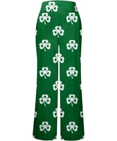 Saint Patricks Day Outfit Women Shamrock High Waist Workout Fashion Bottoms Trousers Lucky Cute Funny Pants E-camouflage $7.6...