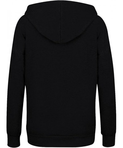 Fall Jacket For Women Trendy Oversized Sweatshirts Teen Girls Trendy y2k Clothes Printed Full Zip Up Hoodies Feather-black $1...