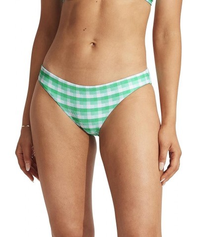 Women's Standard Hipster Full Coverage Bikini Bottom Swimsuit Portofino Jade $16.10 Swimsuits