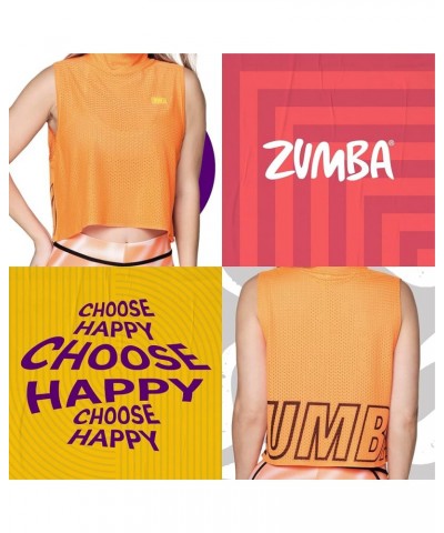 Women's Muscle Tank Top, Sleeveless Workout Top Orange Marmalade $12.30 Activewear