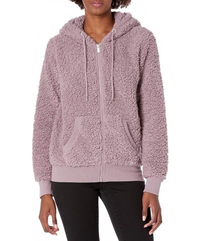 Women's Teddy Fleece Full Zip Hooded Jacket Orchid (Teddy Fleece) $47.17 Jackets