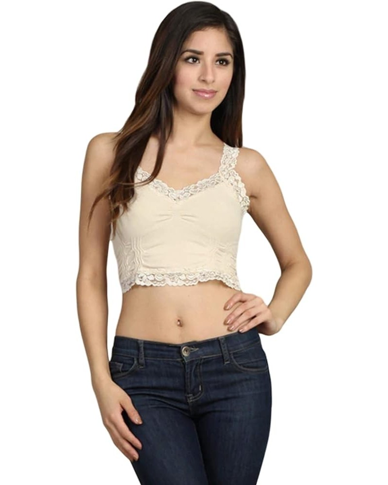 Crop Corset Cami Latte $14.56 Tanks