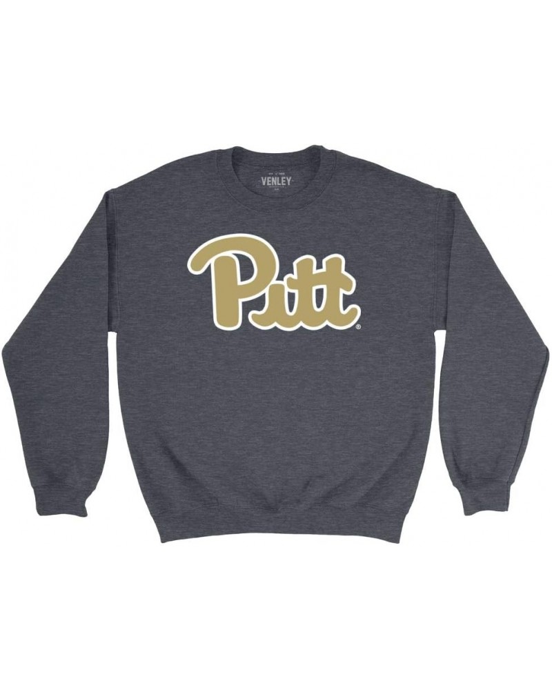 NCAA College Mens/Womens Boyfriend sweatshirts Pittsburgh Panthers Drk Htr- $24.93 T-Shirts