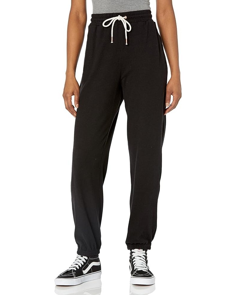 Women's Lived In Lounge Fleece Sweatpants (Regular & Plus Size) Plus Size Black White 1 $17.82 Activewear