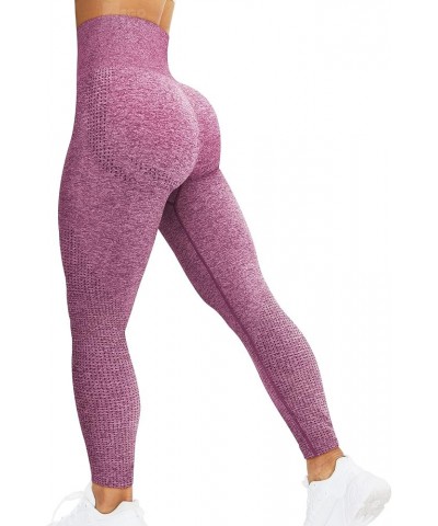 Women Seamless Leggings Smile Contour High Waist Workout Gym Yoga Pants 4 Wine Red $18.26 Leggings