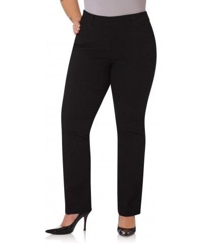 Curvy Woman Ease into Comfort Barely Bootcut Plus Size Pant (16W, Black Corduroy) $31.89 Pants