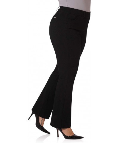 Curvy Woman Ease into Comfort Barely Bootcut Plus Size Pant (16W, Black Corduroy) $31.89 Pants