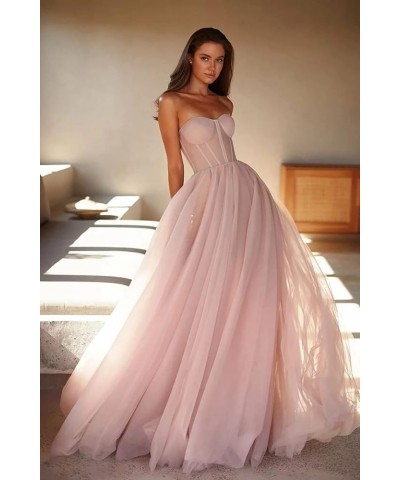 Sweetheart Ball Gown Prom Dress 2023 Tulle Long Women Formal Evening Gowns Lavender $34.85 Dresses