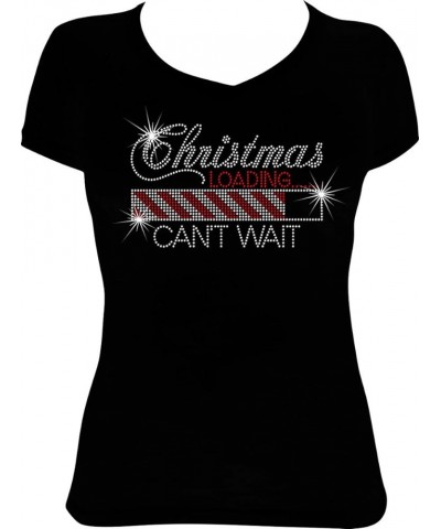 Christmas Holiday Bling Rhinestone Shirt Loading Ch6 $16.12 T-Shirts