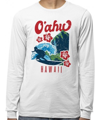 Vacation O‘AHU Long Sleeve Shirt Unisex White $14.81 T-Shirts