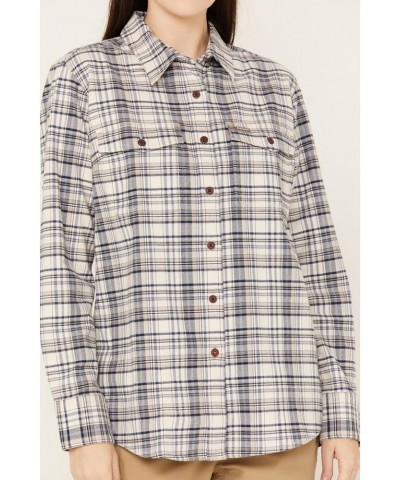 Women's Rebar Flannel DuraStretch Work Shirt String Plaid $20.85 Tops