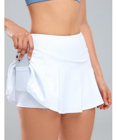 Women’s Tennis Golf Skirts with Shorts Pockets High Waisted Sports Athletic Skorts Skirt… 1 White $11.75 Skirts